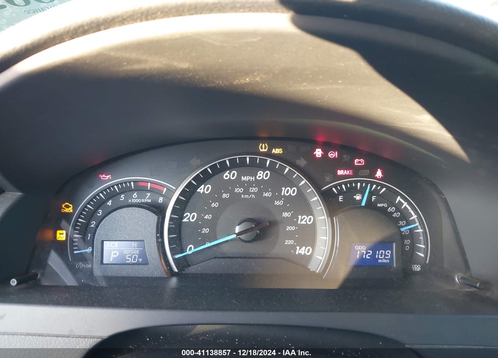 2012 TOYOTA CAMRY LE VIN: 4T4BF1FK6CR171548