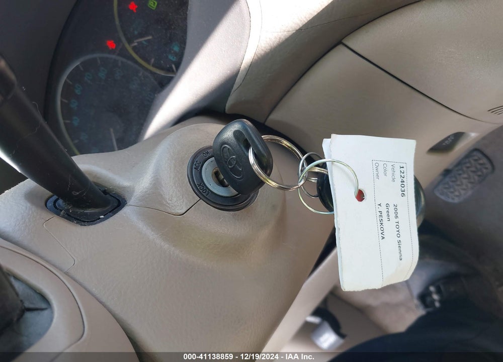 2006 TOYOTA SIENNA LE VIN: 5TDZA23C36S520169