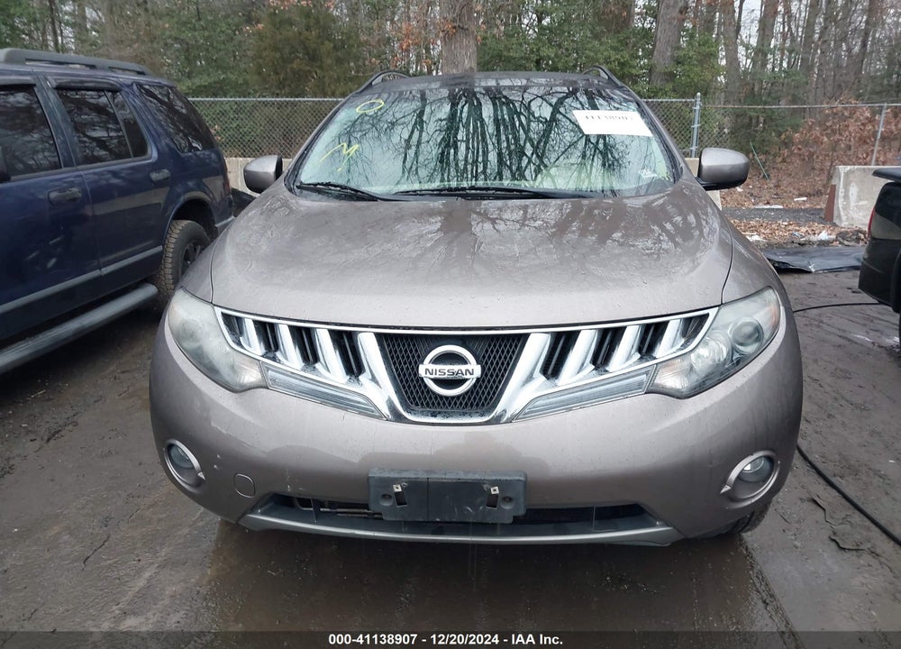 2010 NISSAN MURANO SL VIN: JN8AZ1MWXAW136752