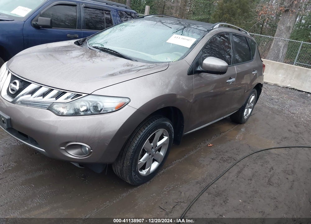 2010 NISSAN MURANO SL VIN: JN8AZ1MWXAW136752