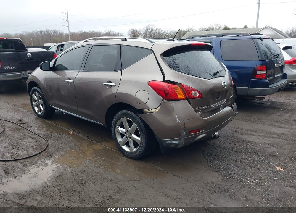 2010 NISSAN MURANO SL VIN: JN8AZ1MWXAW136752