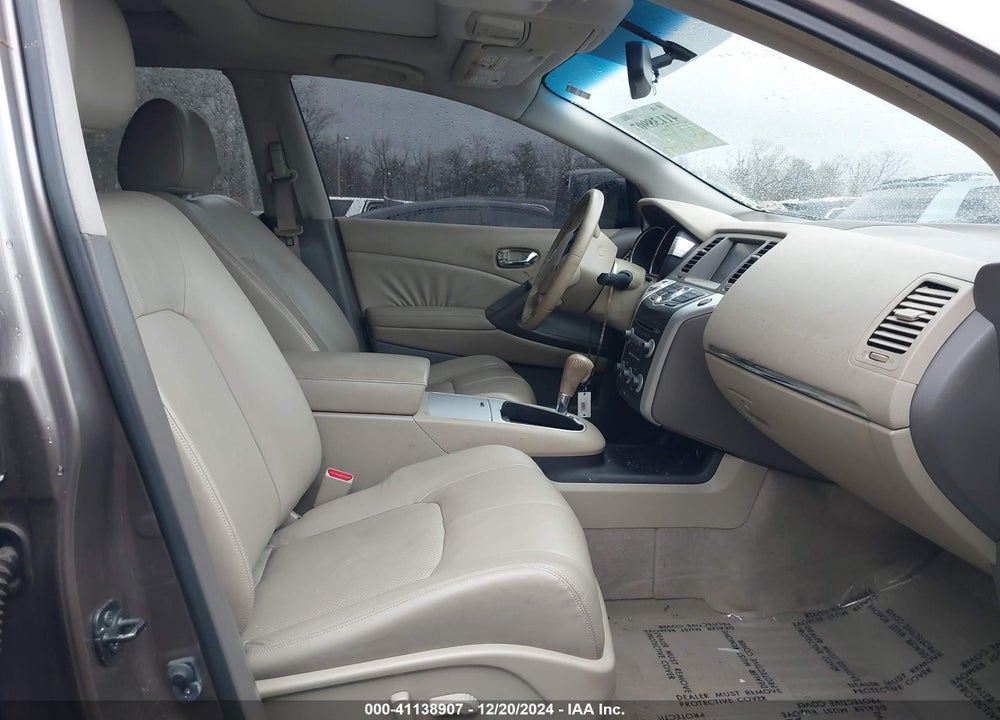 2010 NISSAN MURANO SL VIN: JN8AZ1MWXAW136752