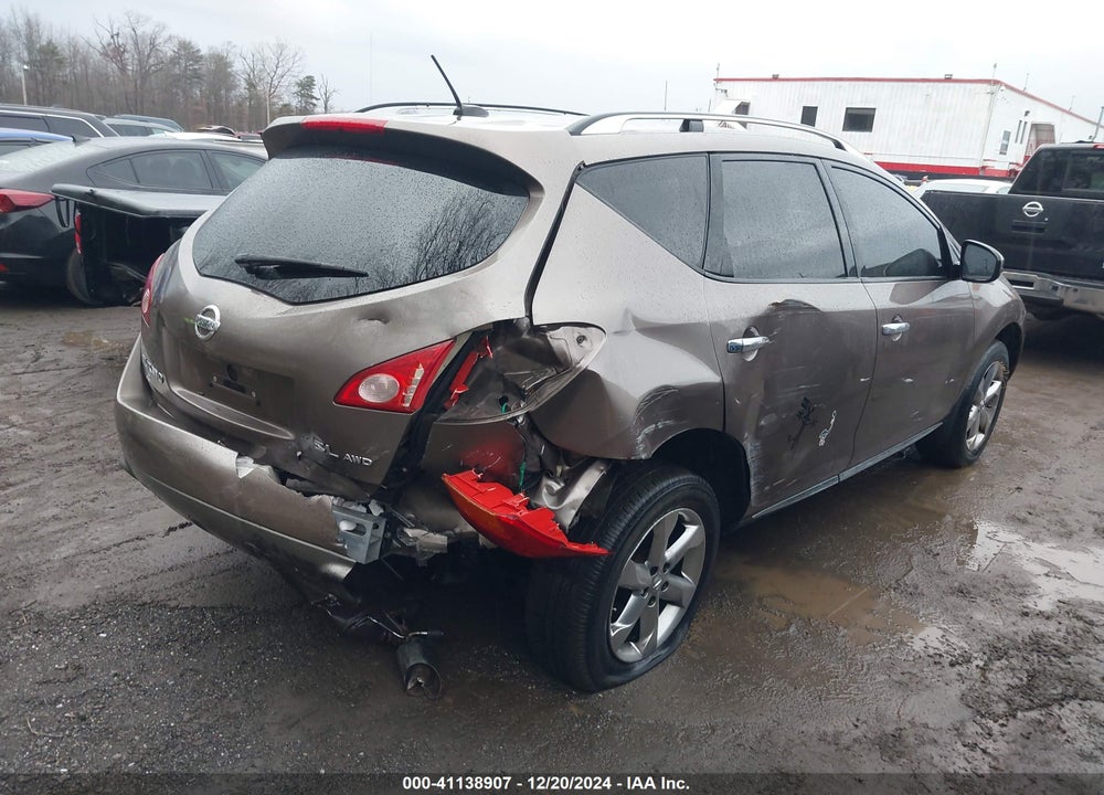 2010 NISSAN MURANO SL VIN: JN8AZ1MWXAW136752