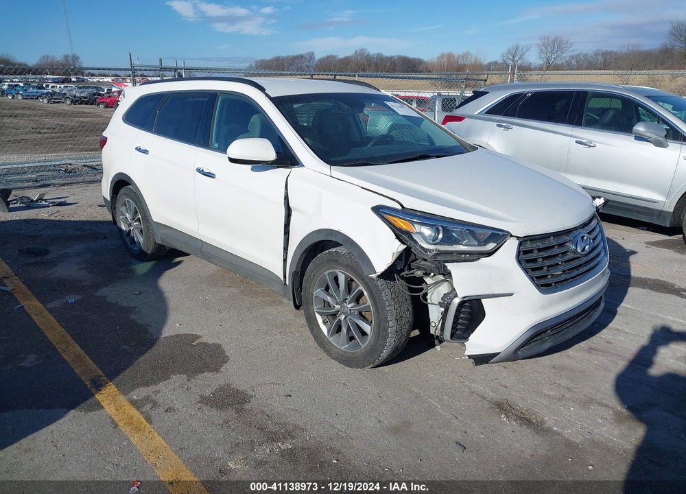 2017 HYUNDAI SANTA FE SE VIN: KM8SM4HFXHU205077