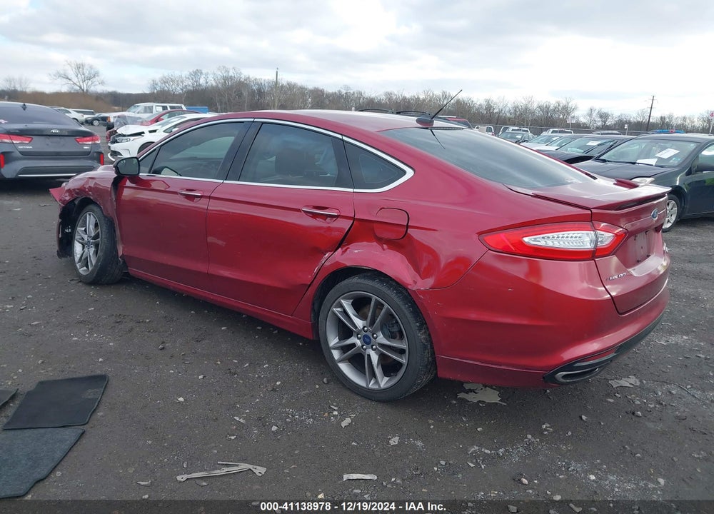 2013 FORD FUSION TITANIUM VIN: 3FA6P0K96DR138896