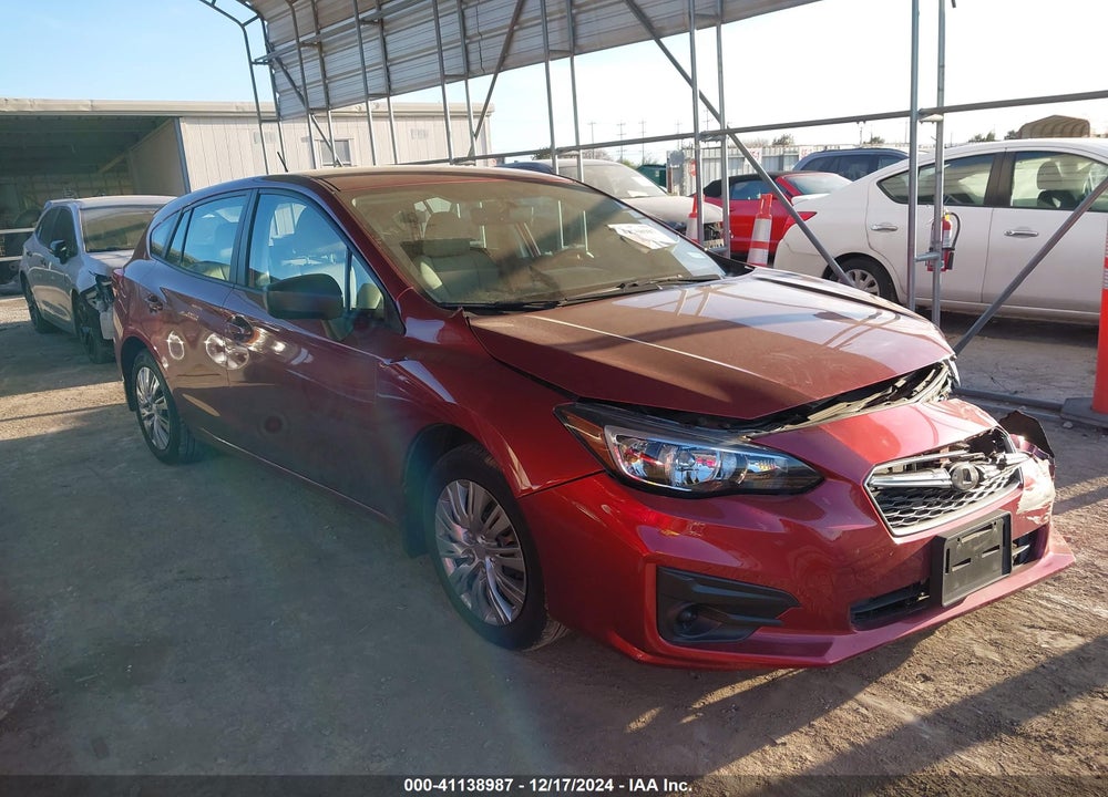 2019 SUBARU IMPREZA 2.0I VIN: 4S3GTAA63K3706069