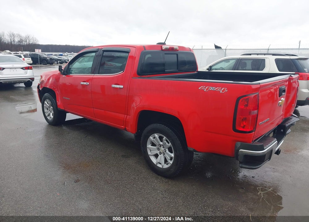 2016 CHEVROLET COLORADO LT VIN: 1GCGTCE32G1364189