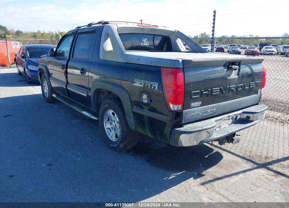 2004 CHEVROLET AVALANCHE 1500 VIN: 3GNEC12T04G222413