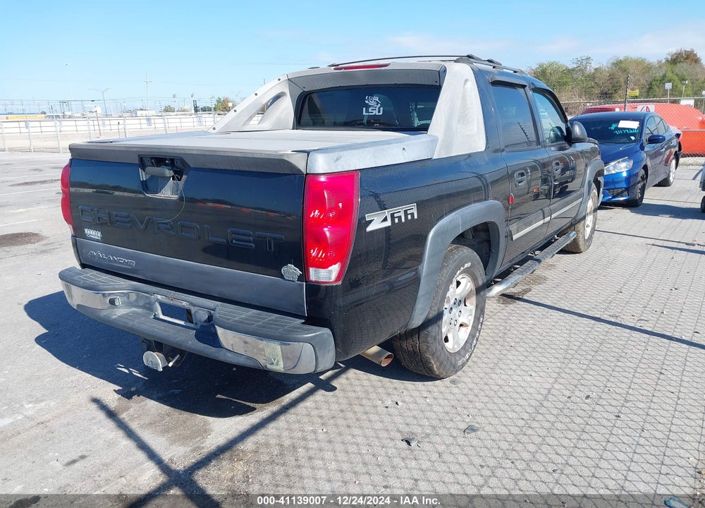 2004 CHEVROLET AVALANCHE 1500 VIN: 3GNEC12T04G222413