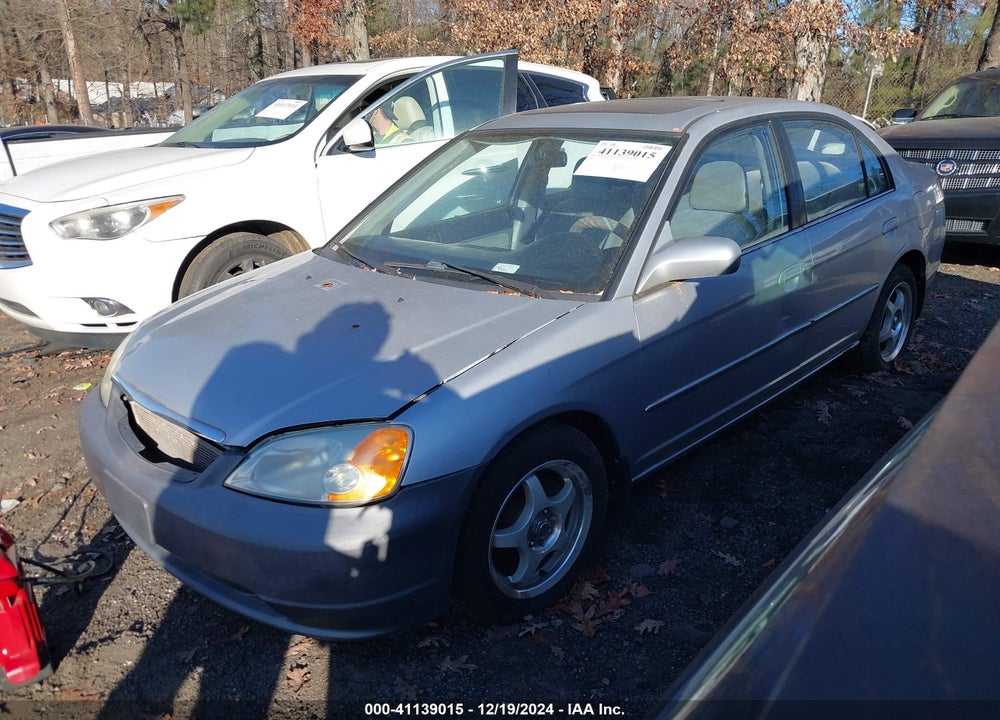 2001 HONDA CIVIC EX VIN: 1HGES26771L047592