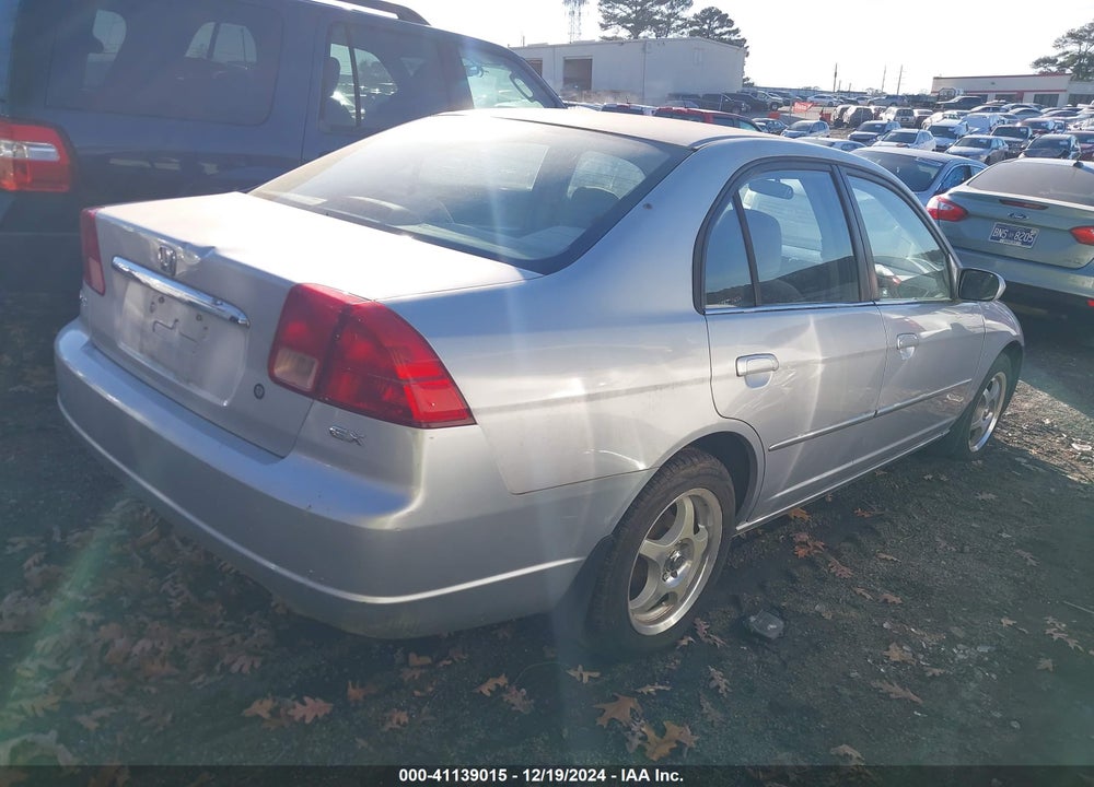 2001 HONDA CIVIC EX VIN: 1HGES26771L047592