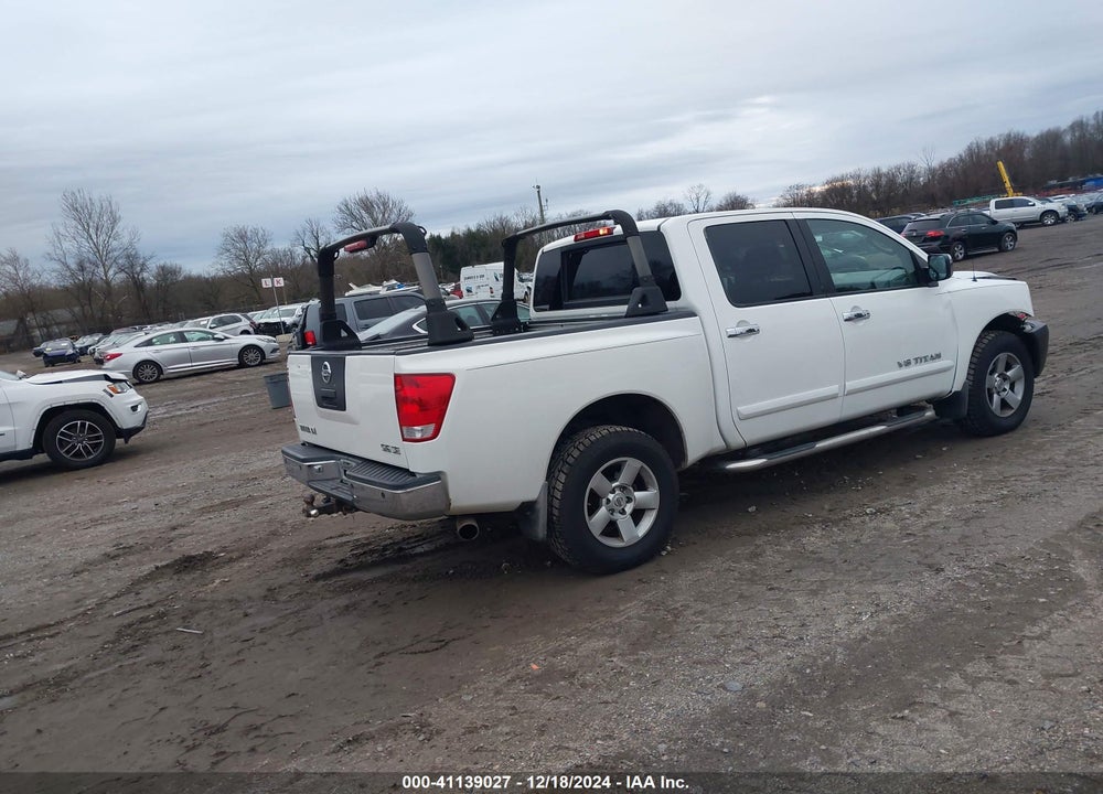 2005 NISSAN TITAN SE VIN: 1N6AA07B65N572920