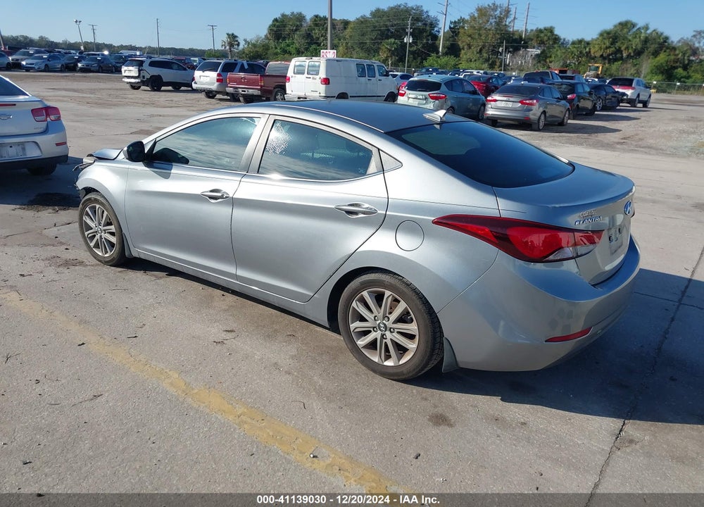 2015 HYUNDAI ELANTRA SE VIN: KMHDH4AE2FU281761
