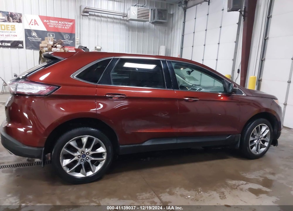 2015 FORD EDGE TITANIUM VIN: 2FMTK4K80FBB62859