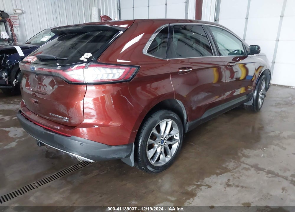 2015 FORD EDGE TITANIUM VIN: 2FMTK4K80FBB62859