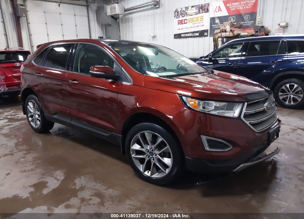 2015 FORD EDGE TITANIUM VIN: 2FMTK4K80FBB62859