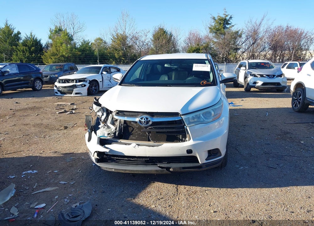 2016 TOYOTA HIGHLANDER LE VIN: 5TDZARFH4GS020796