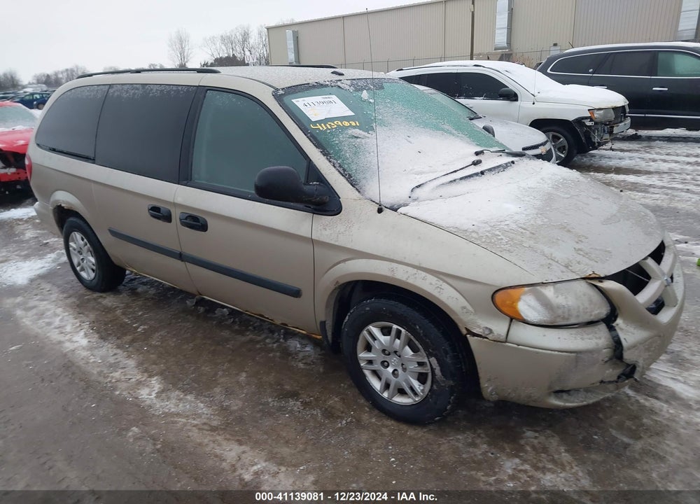 2006 DODGE GRAND CARAVAN SE VIN: 1D4GP24R06B611600
