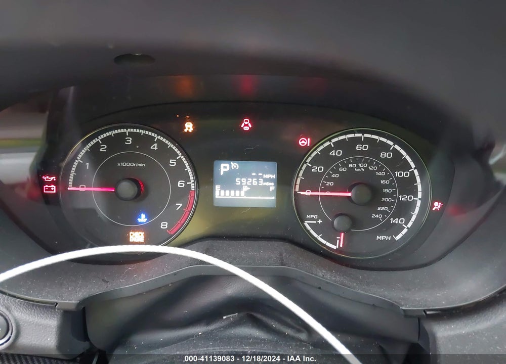 2019 SUBARU IMPREZA 2.0I VIN: 4S3GKAA65K3626257