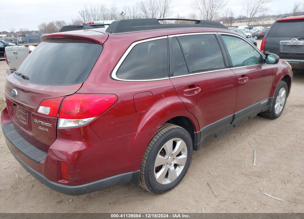 2011 SUBARU OUTBACK 3.6R LIMITED VIN: 4S4BRDJC2B2393291