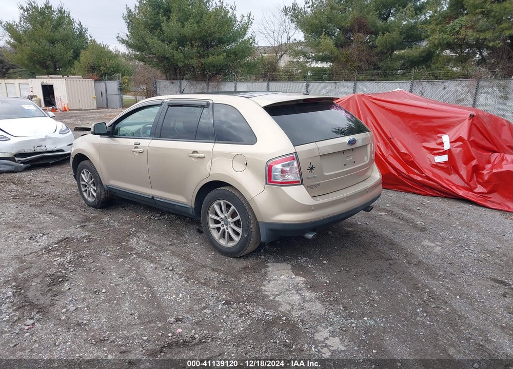 2007 FORD EDGE SEL PLUS VIN: 2FMDK39C17BB00137