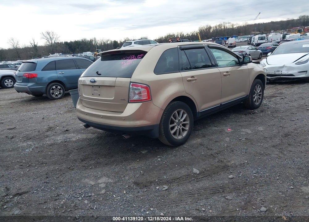 2007 FORD EDGE SEL PLUS VIN: 2FMDK39C17BB00137