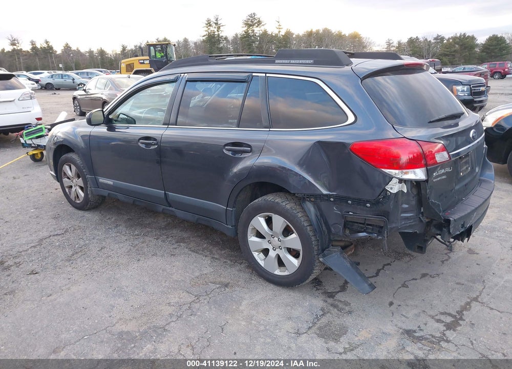 2011 SUBARU OUTBACK 2.5I PREMIUM VIN: 4S4BRBCCXB3426131