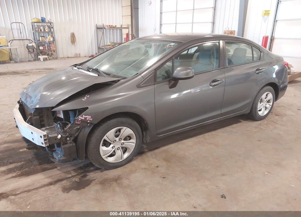 2013 HONDA CIVIC VIN: 2HGFB2F53DH571553