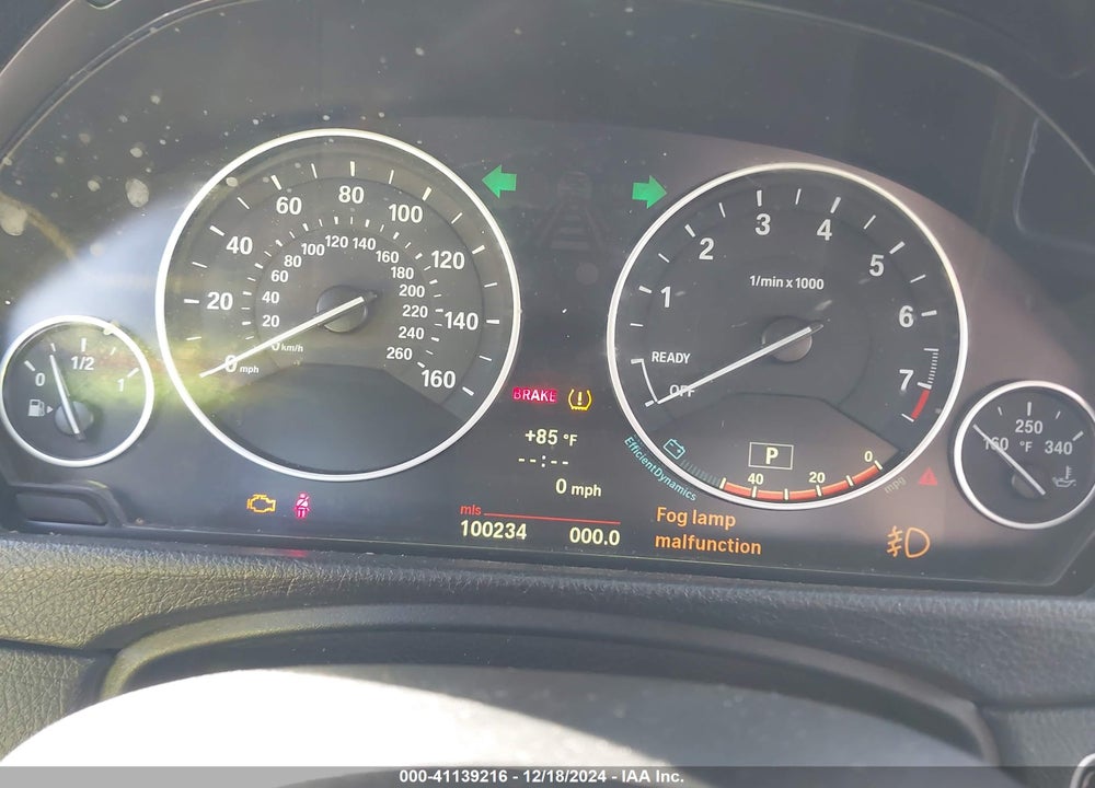 2013 BMW 335I XDRIVE VIN: WBA3B9G50DNR89887
