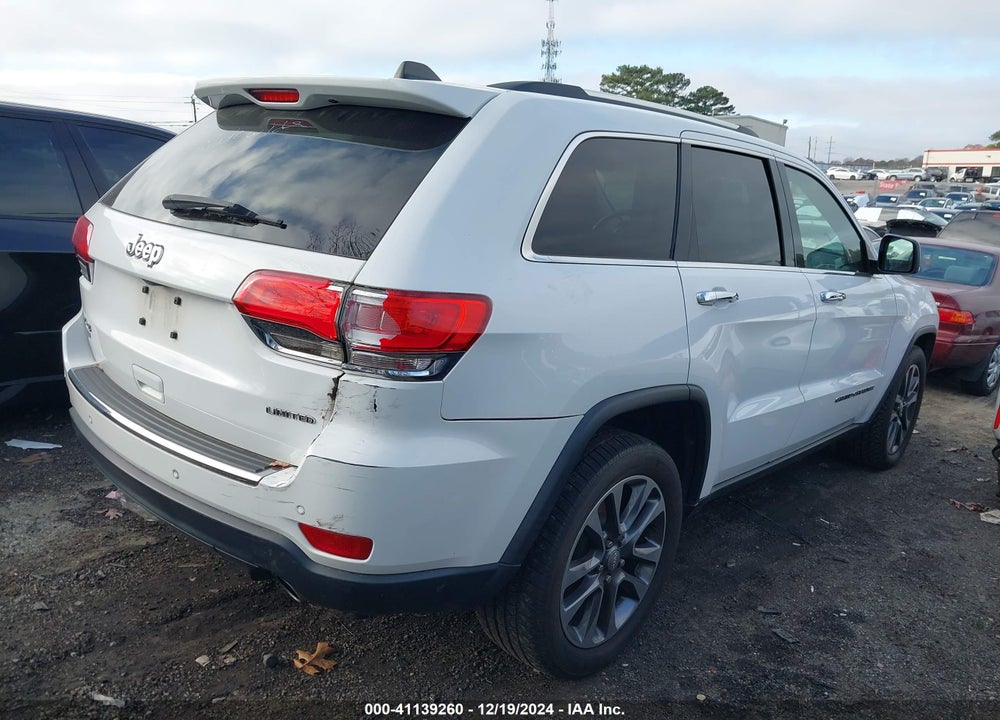 2018 JEEP GRAND CHEROKEE LIMITED 4X4 VIN: 1C4RJFBG1JC260327
