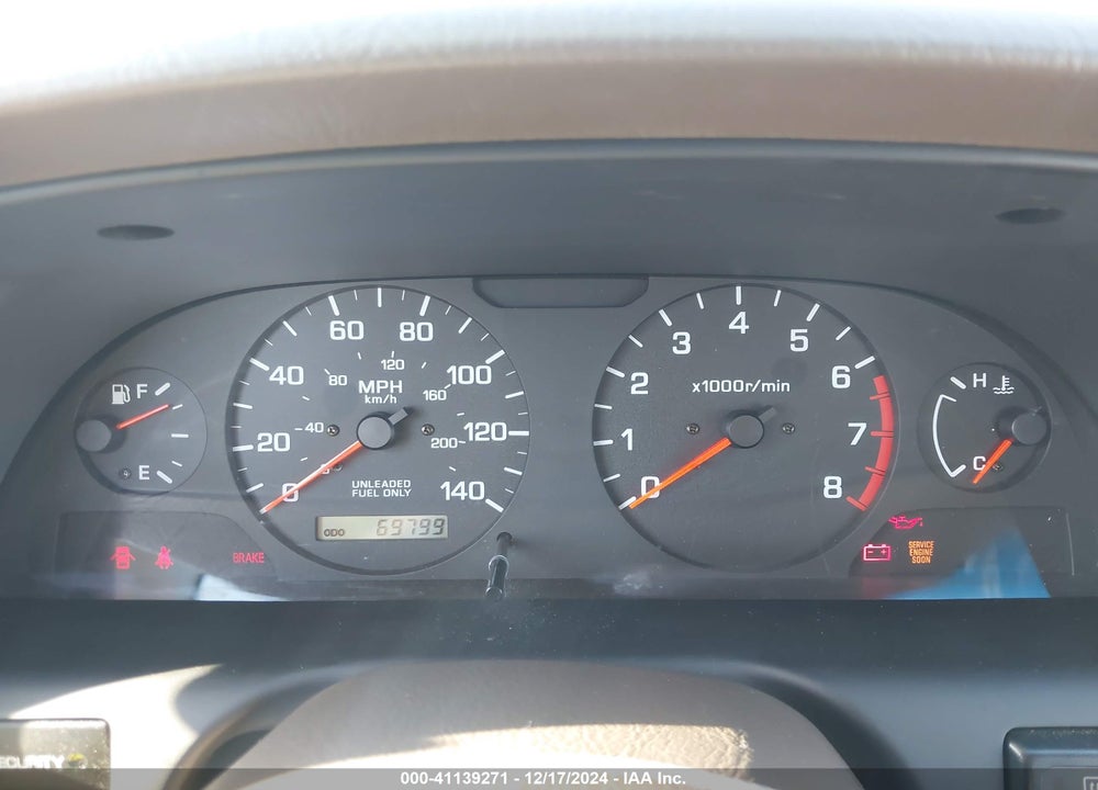 2000 NISSAN ALTIMA GLE/GXE/SE/XE VIN: 1N4DL01D5YC141365