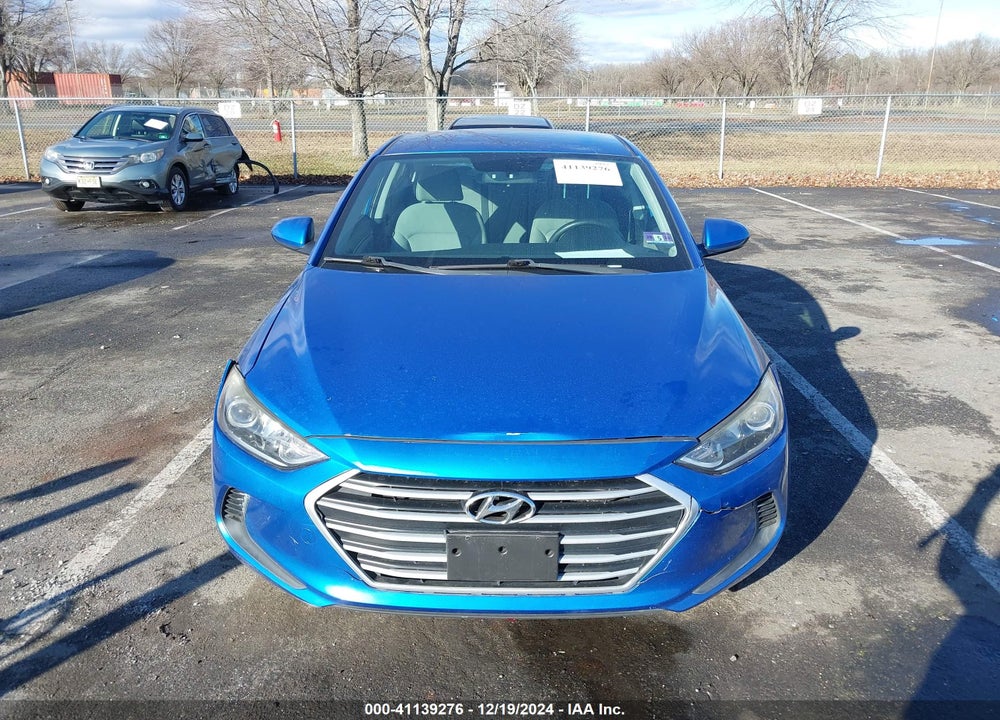 2017 HYUNDAI ELANTRA SE VIN: KMHD74LF4HU127063