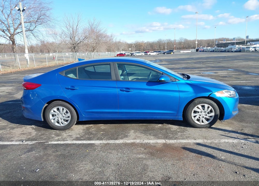 2017 HYUNDAI ELANTRA SE VIN: KMHD74LF4HU127063