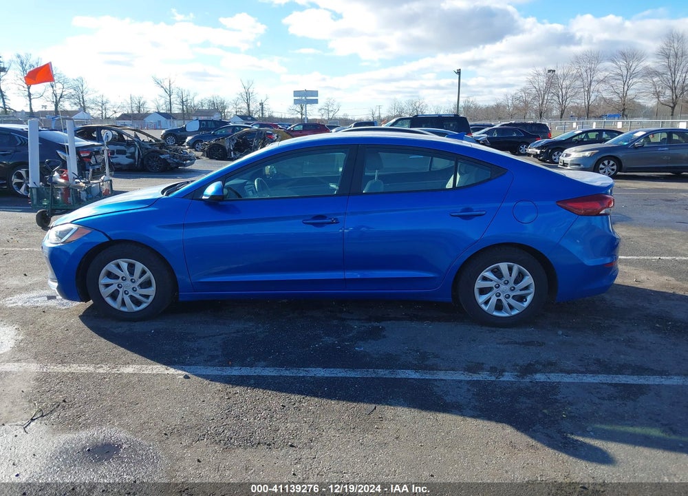 2017 HYUNDAI ELANTRA SE VIN: KMHD74LF4HU127063