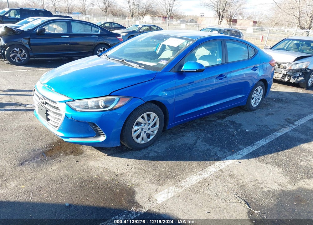 2017 HYUNDAI ELANTRA SE VIN: KMHD74LF4HU127063