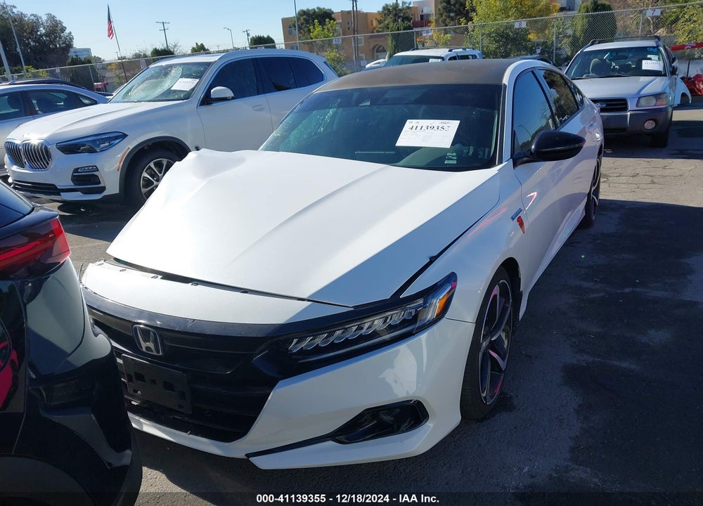 2022 HONDA ACCORD VIN: 1HGCV3F22NA010623