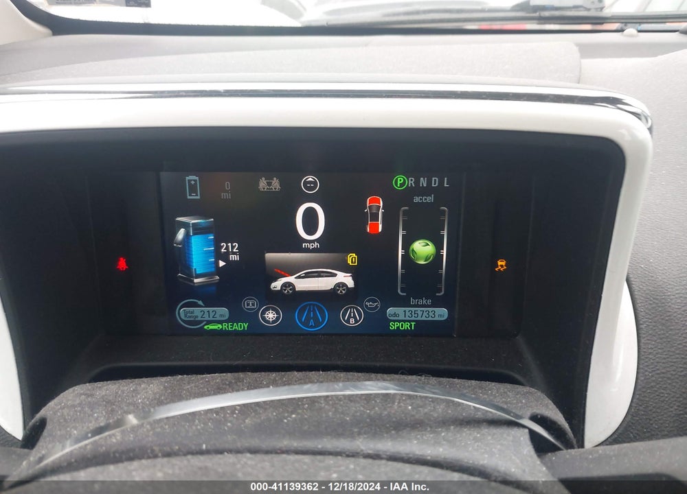 2012 CHEVROLET VOLT VIN: 1G1RB6E46CU126966