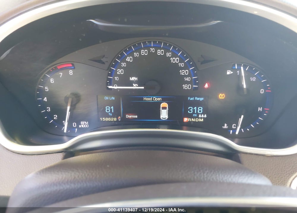 2016 CADILLAC SRX PREMIUM COLLECTION VIN: 3GYFNDE30GS555596