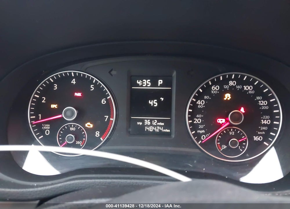 2015 VOLKSWAGEN PASSAT 1.8T WOLFSBURG EDITION VIN: 1VWAT7A35FC002375