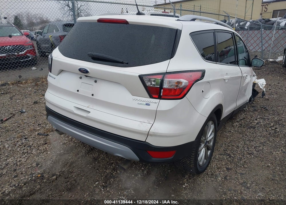 2017 FORD ESCAPE TITANIUM VIN: 1FMCU9J9XHUD84145