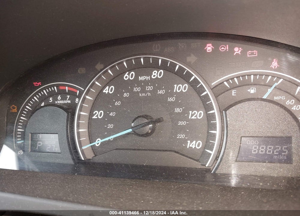 2012 TOYOTA CAMRY LE VIN: 4T4BF1FKXCR249572