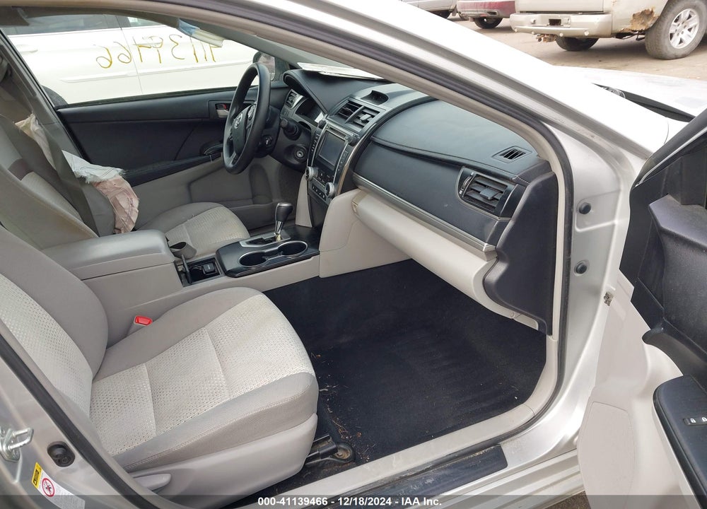 2012 TOYOTA CAMRY LE VIN: 4T4BF1FKXCR249572