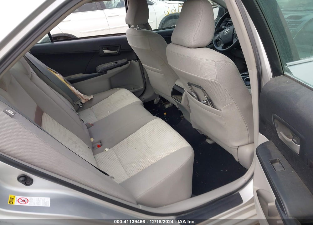 2012 TOYOTA CAMRY LE VIN: 4T4BF1FKXCR249572
