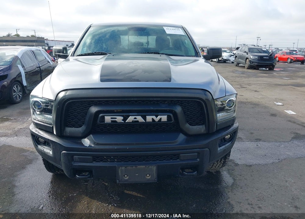 2019 RAM 1500 CLASSIC WARLOCK  4X2 6'4 BOX VIN: 1C6RR6GG5KS636852