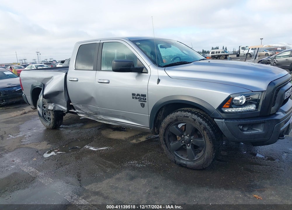 2019 RAM 1500 CLASSIC WARLOCK  4X2 6'4 BOX VIN: 1C6RR6GG5KS636852