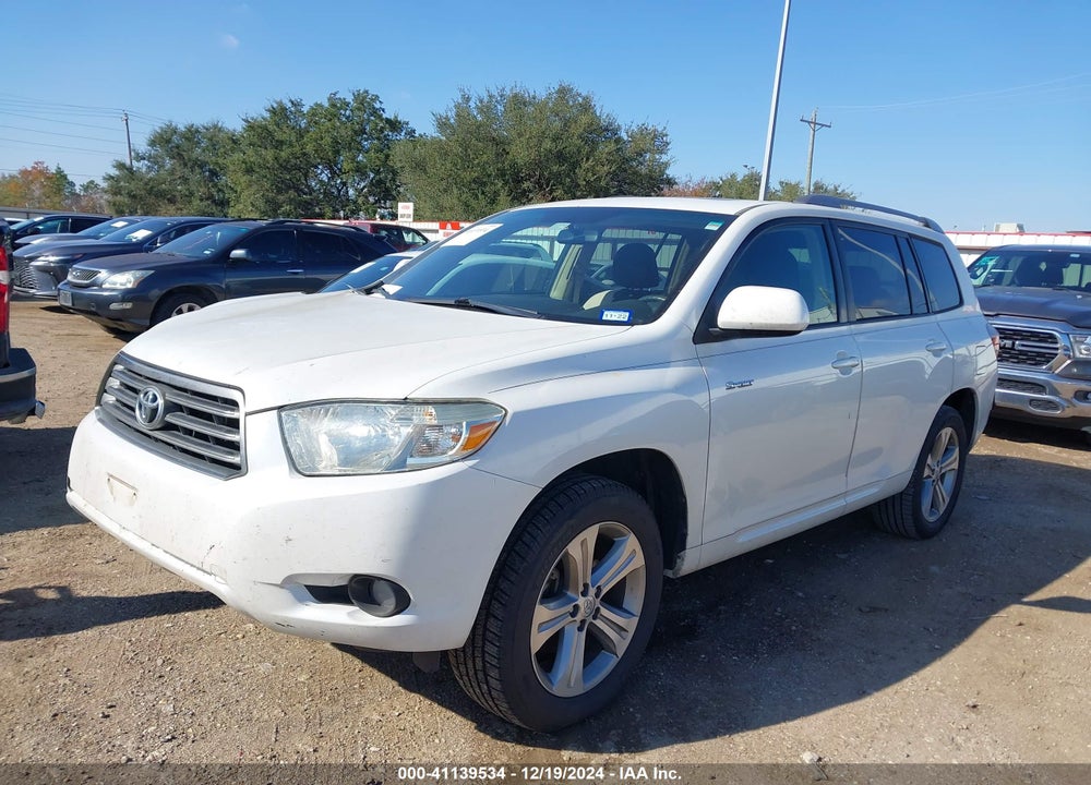 2009 TOYOTA HIGHLANDER SPORT VIN: JTEDS43A292079692