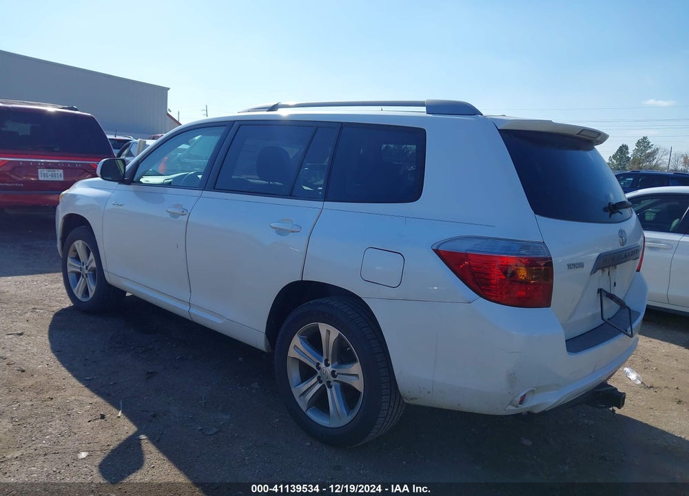 2009 TOYOTA HIGHLANDER SPORT VIN: JTEDS43A292079692