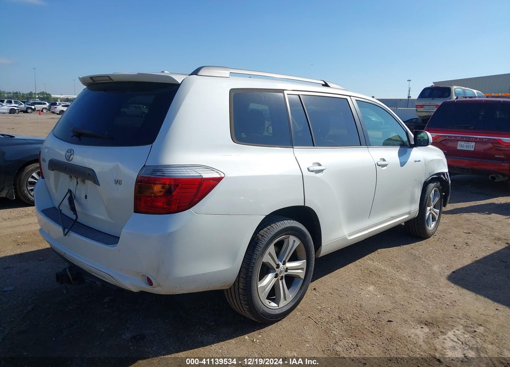2009 TOYOTA HIGHLANDER SPORT VIN: JTEDS43A292079692