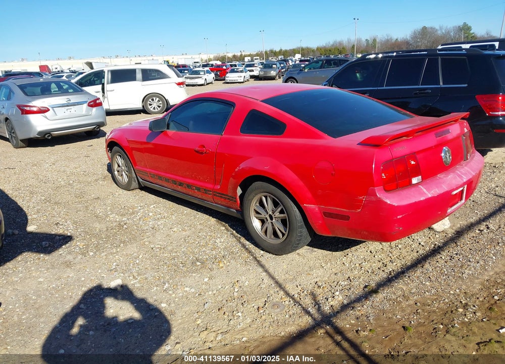 2005 FORD MUSTANG V6 DELUXE/V6 PREMIUM VIN: 1ZVFT80N255170847