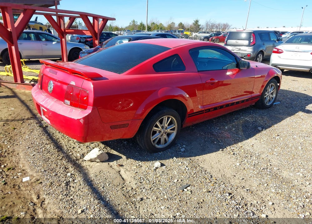 2005 FORD MUSTANG V6 DELUXE/V6 PREMIUM VIN: 1ZVFT80N255170847